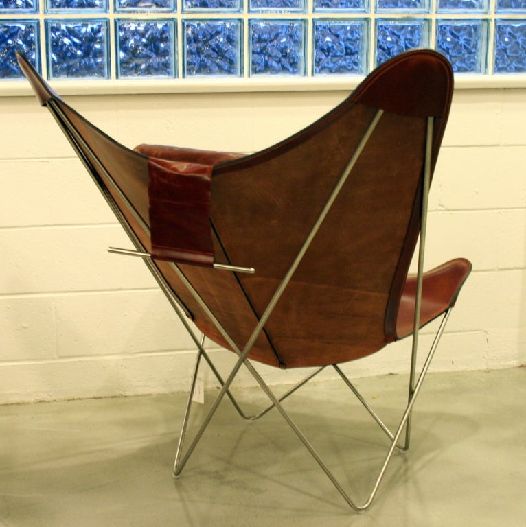 BKF Prima Butterfly Chair in Leather 4