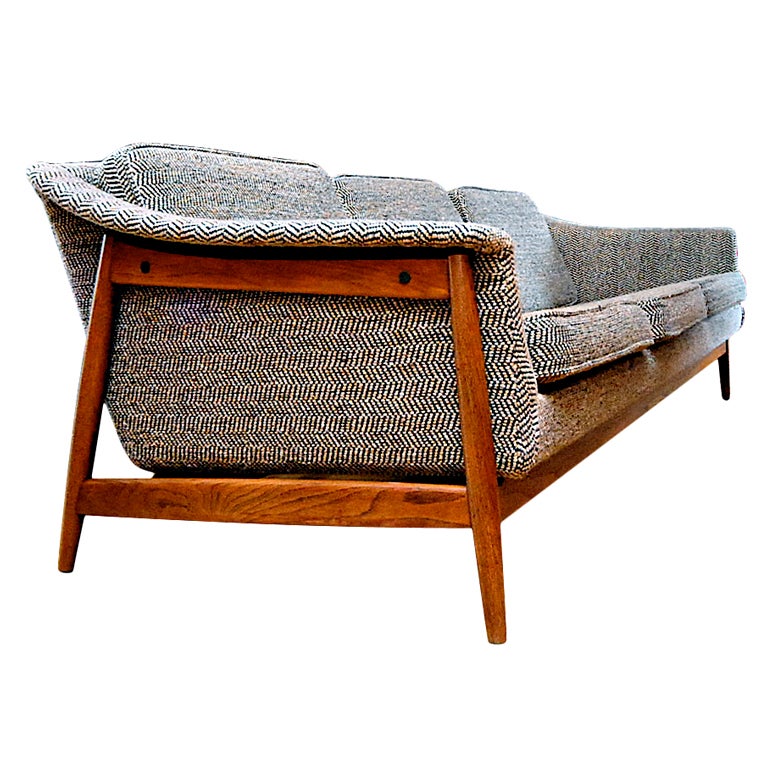Dux Danish Modern Mid-Century Sofa