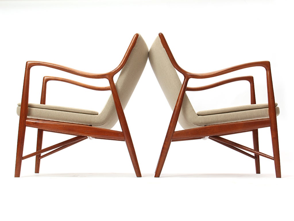 Pair Of 45 Chairs By Finn Juhl 3