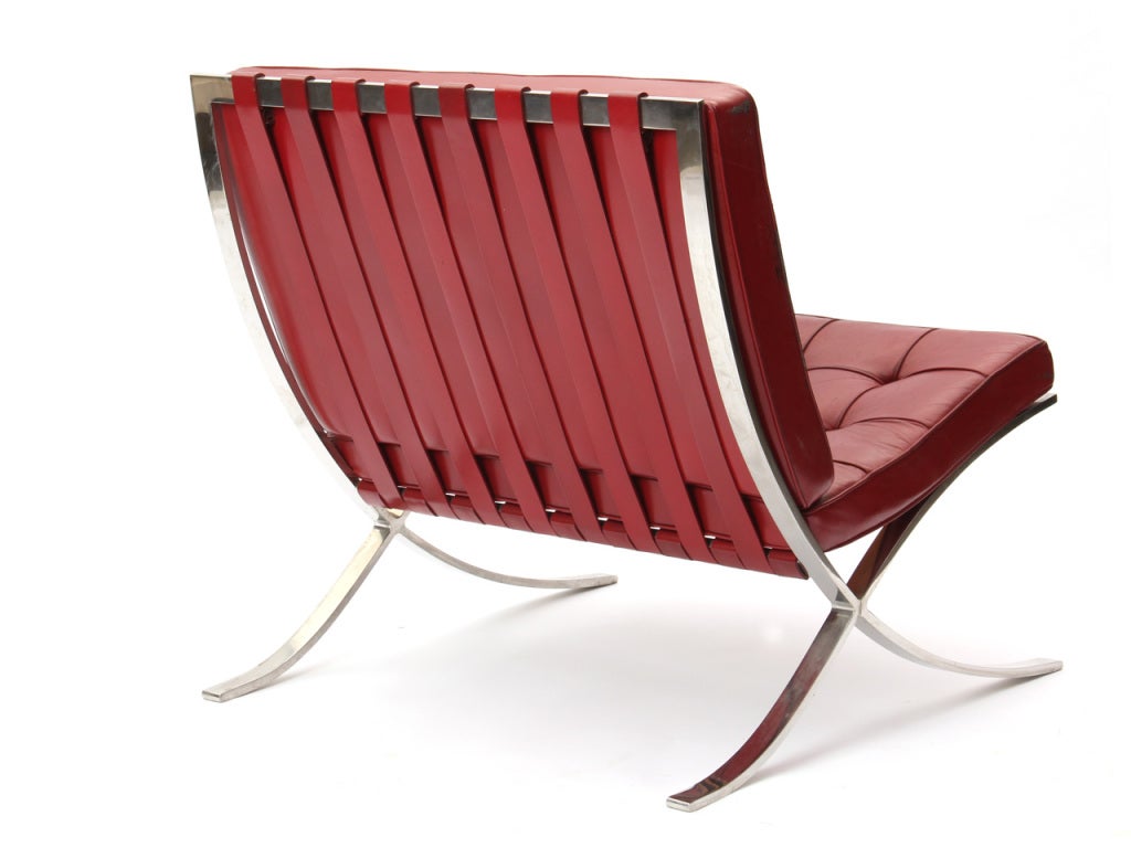 Pair Of Barcelona Chairs By Ludwig Mies Van Der Rohe 2