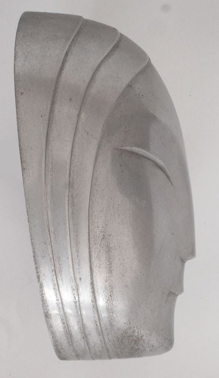Rare pair of Art Deco Sculpture Masks by Walter Kantack 4