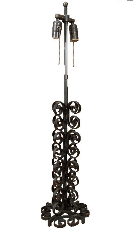 Salterini Iron Table Lamp, circa 1950s