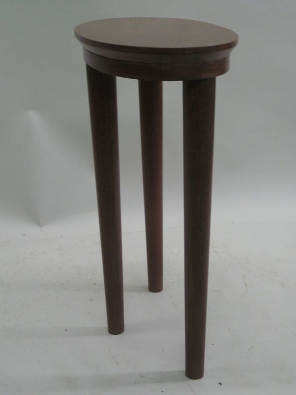 20th Century Pair of French Colonial Solid Teak Side Tables / Consoles / Nightstands, 1930 For Sale