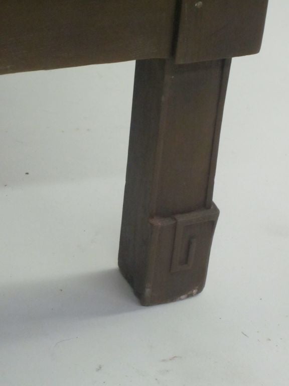 Coppia di sedie da salotto in teak in stile Art Déco francese / Neoclassico moderno, 1925-30 ca. in vendita 2
