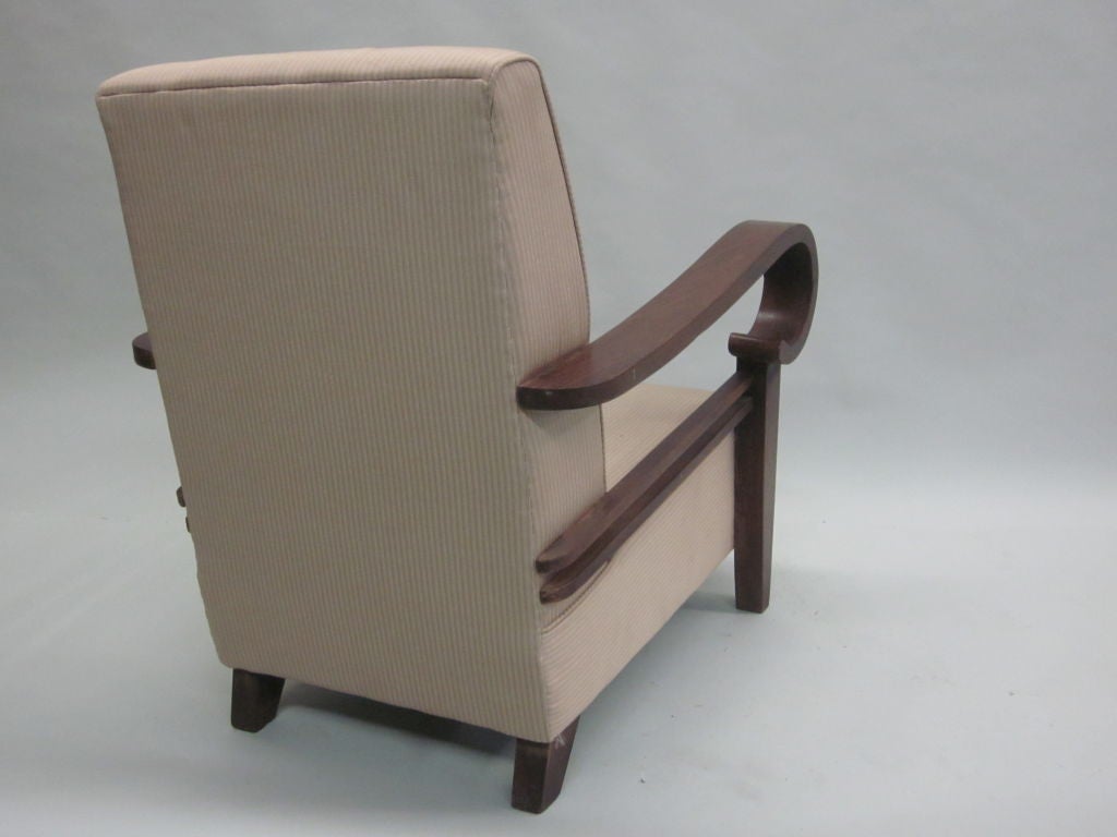 Mid-20th Century Important Pair of French Colonial Armchairs