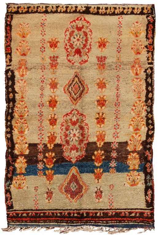 Vintage Moroccan Tribal Rug