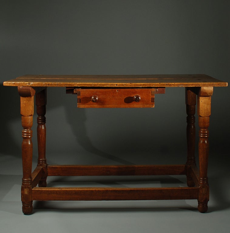 Antique Mexican Hacienda Table - Chiapas In Excellent Condition In San Francisco, CA