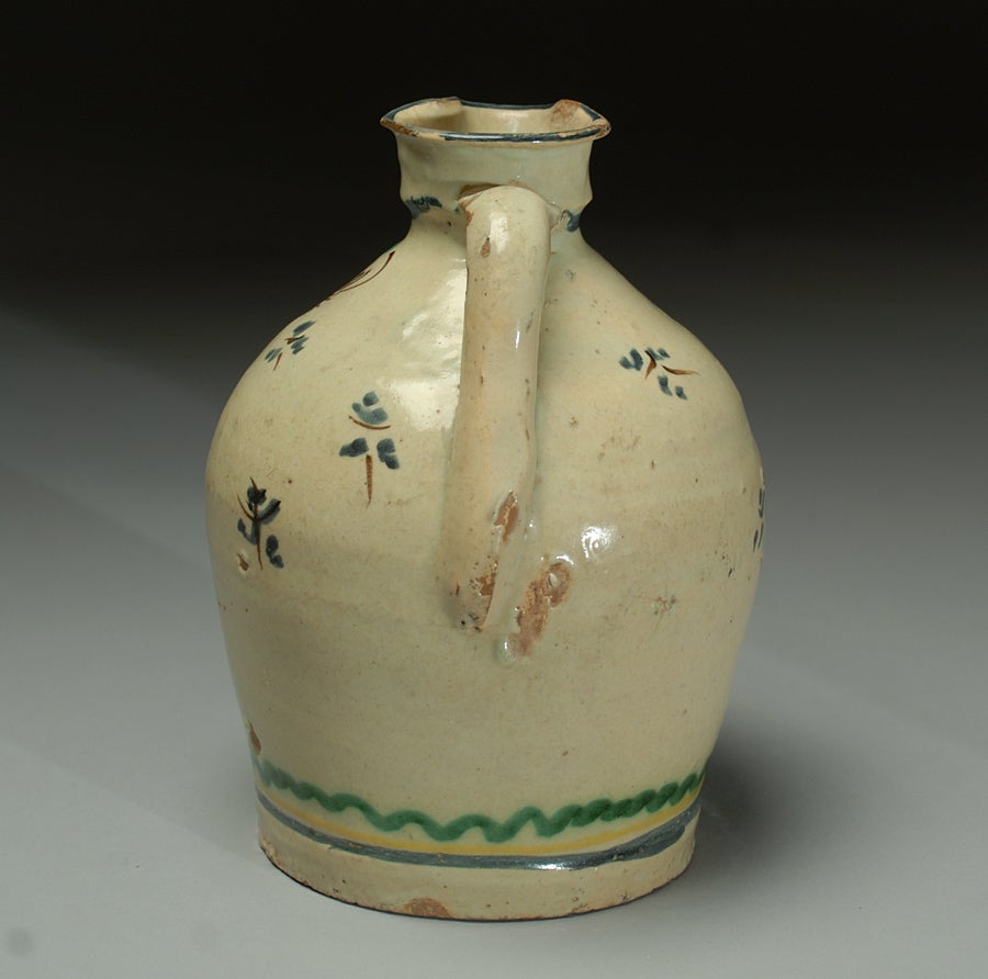 Ceramic 18th Century Spanish Talavera Jarron