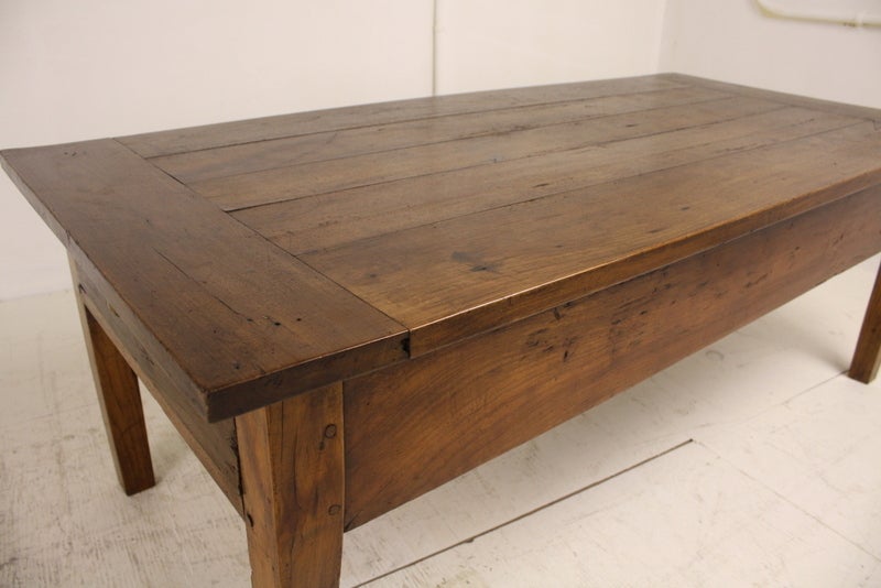19th Century Antique French Cherry Coffee Table