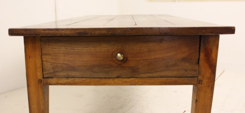 Antique French Cherry Coffee Table 1