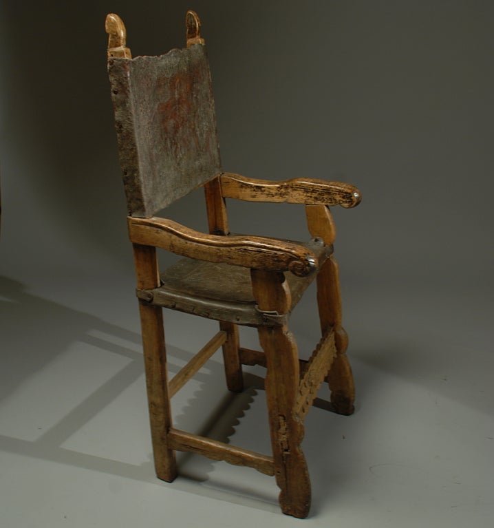 18th Century and Earlier Spanish Colonial Friar's Chair
