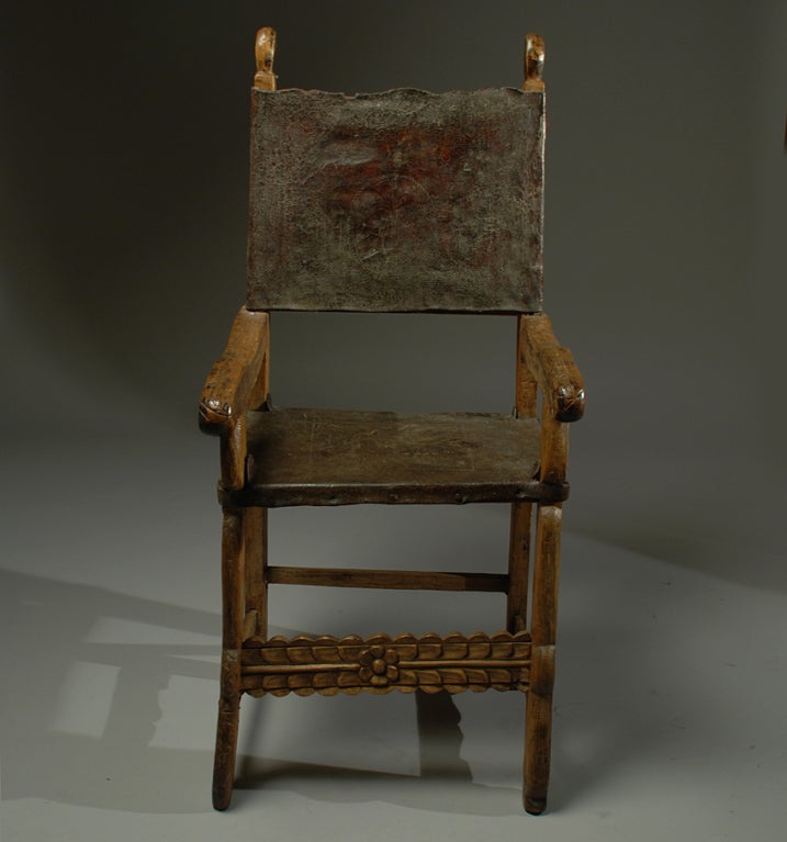 Spanish Colonial Friar's Chair 1