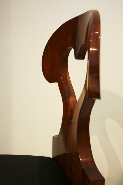 19th Century Heart-Shaped Biedermeier Side Chair