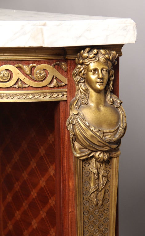 French A Mid 19th Century Gilt Bronze Mounted Cabinet By Charles-Guillaume Winckelsen