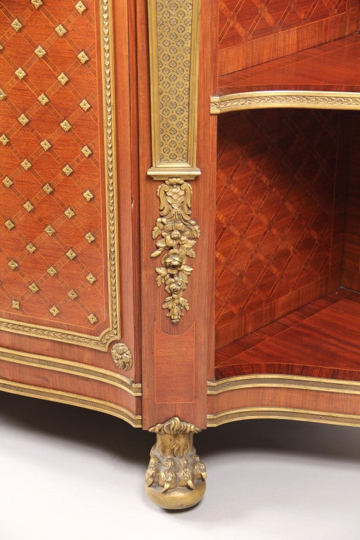 A Mid 19th Century Gilt Bronze Mounted Cabinet By Charles-Guillaume Winckelsen 2