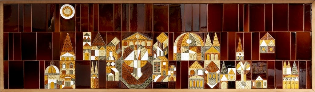 Large Ceramic Mural by Roger Capron