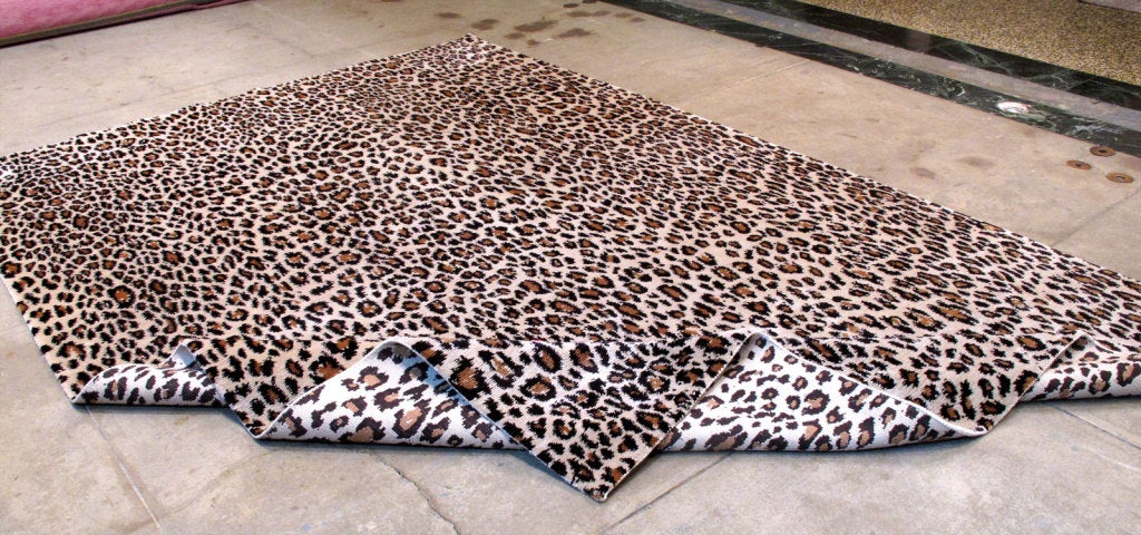 Hand-Knotted Leopard