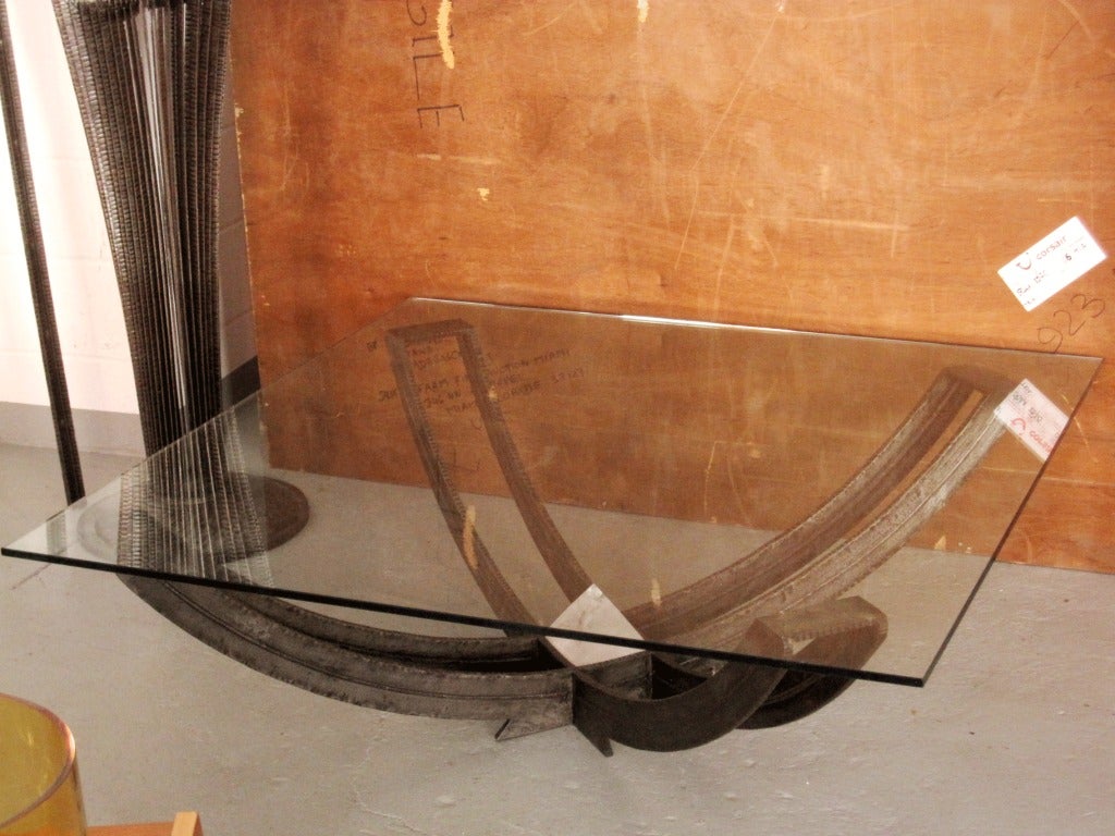 Wrought Iron Cocktail Table by Sylvain Subervie