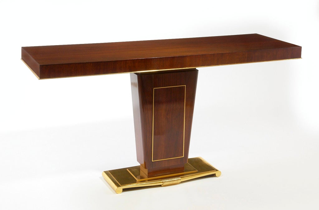 Pair Of Andre Arbus Consoles