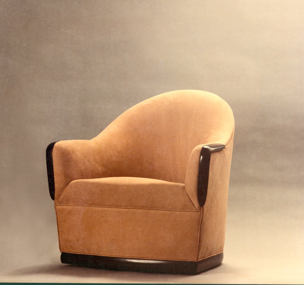 American Craftsman Swivel Barrel Chair by American Studio Craft Artist, David N. Ebner For Sale