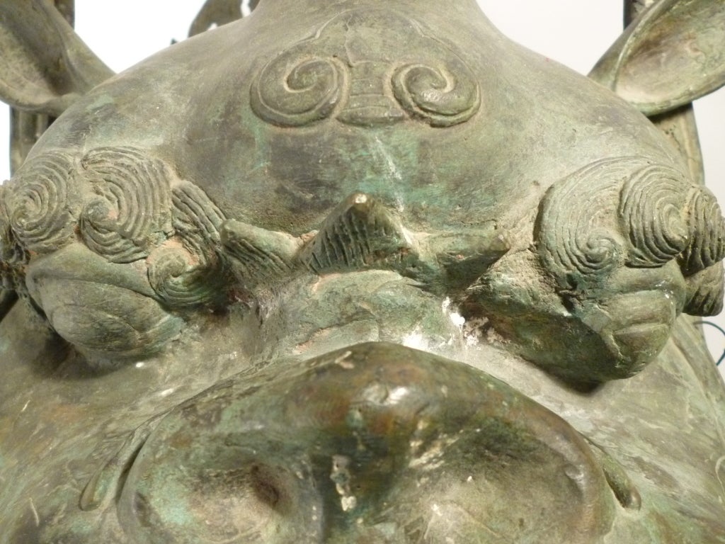 Chinese Bronze Lion Censer 4