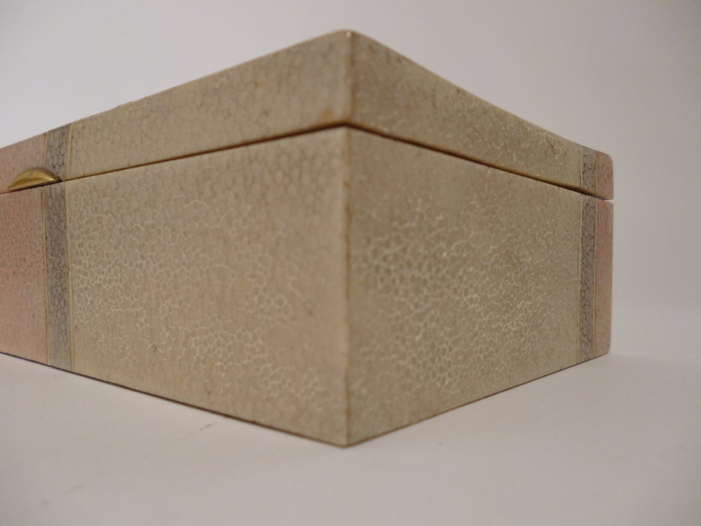 Art Deco Shagreen Playing Card Box