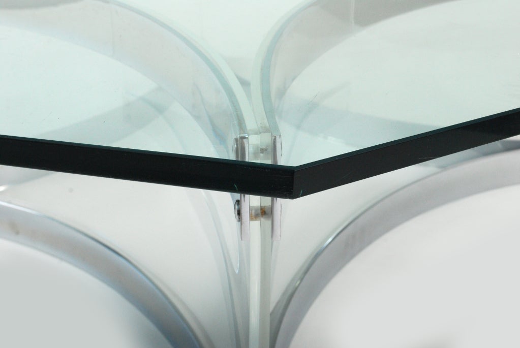 Glass Cocktail Table by Alessandro Albrizzi