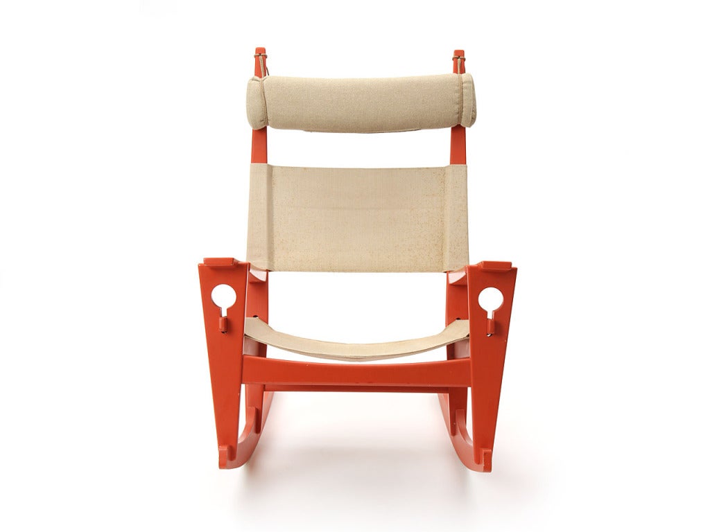 Bright Keyhole Rocker by Hans J. Wegner