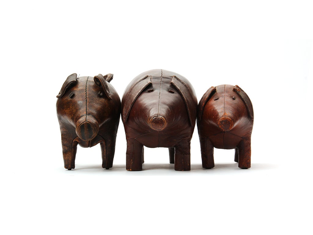 American Three Leather Pigs