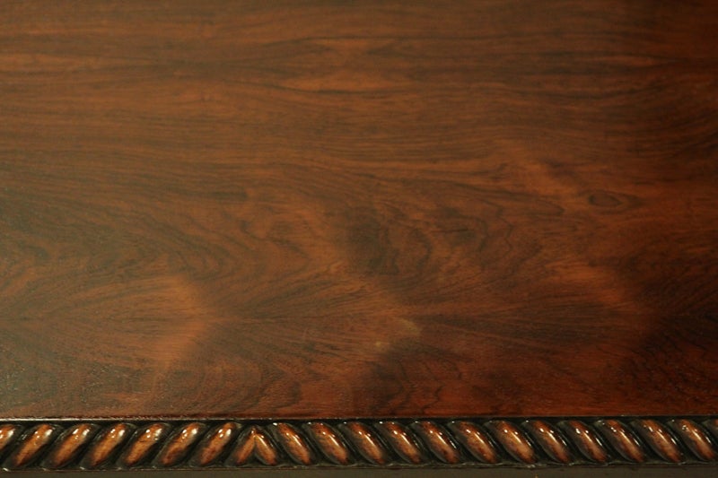 Brazilian Exotic Hardwood Hand-Carved Dining Table, by Dom Pedro  For Sale 1