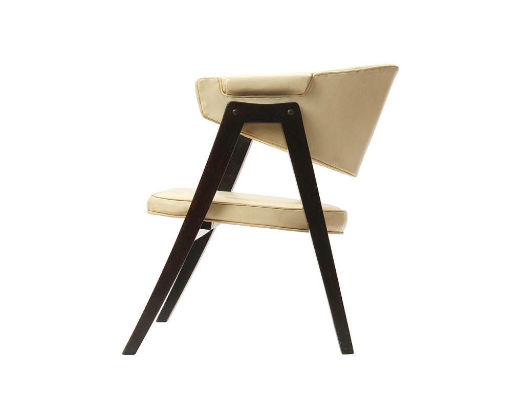 American A-Frame Armchair by Edward Wormley For Sale