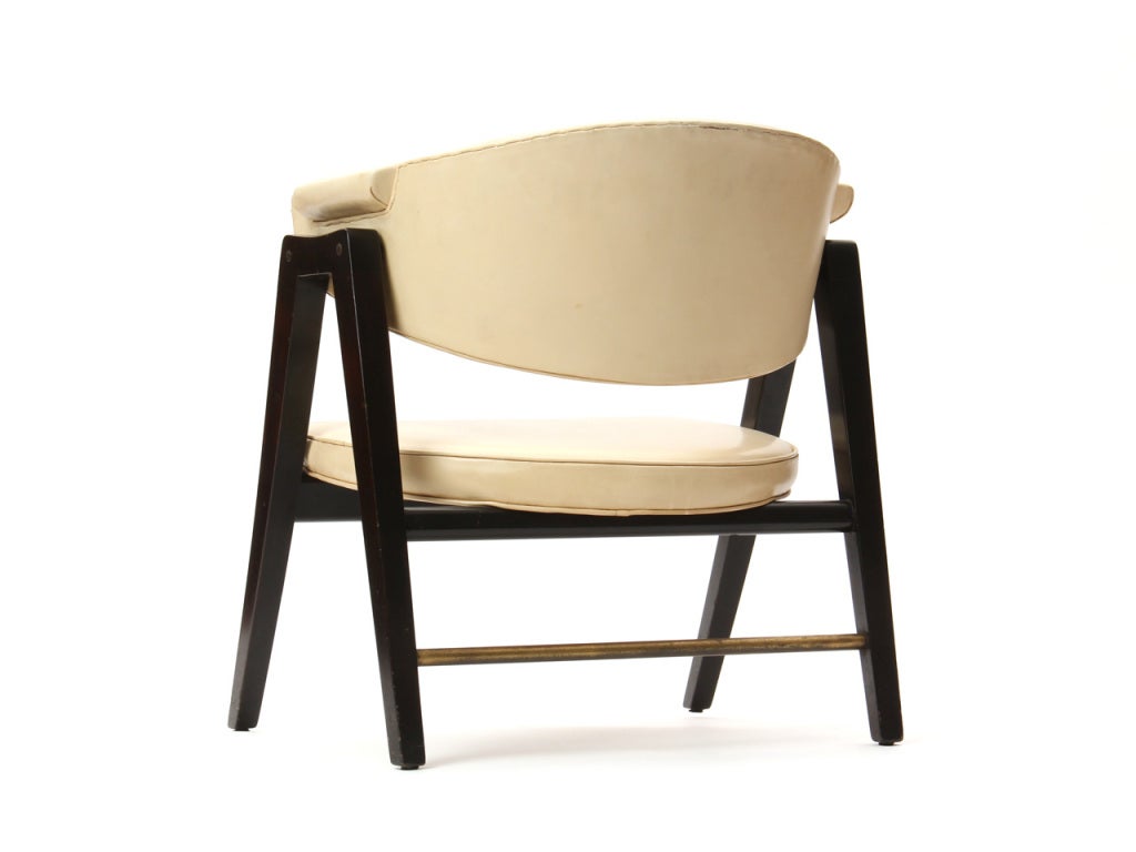 A-Frame Armchair by Edward Wormley In Good Condition For Sale In Sagaponack, NY