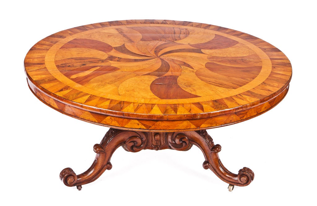 marquetry table top