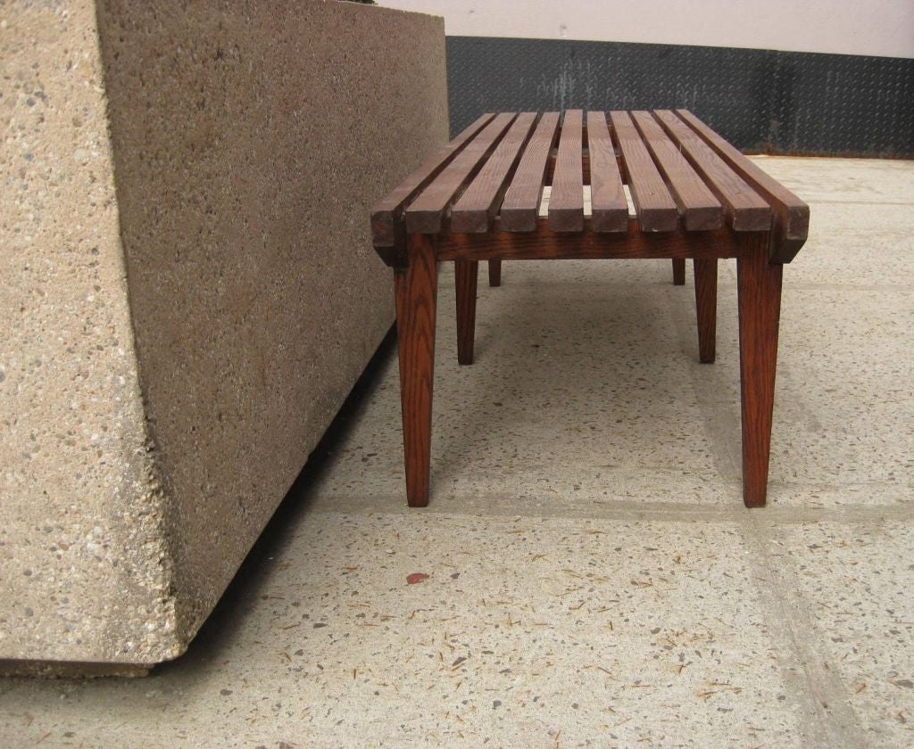 Mid-Century Modern Bench Cocktail Tables For Sale 1