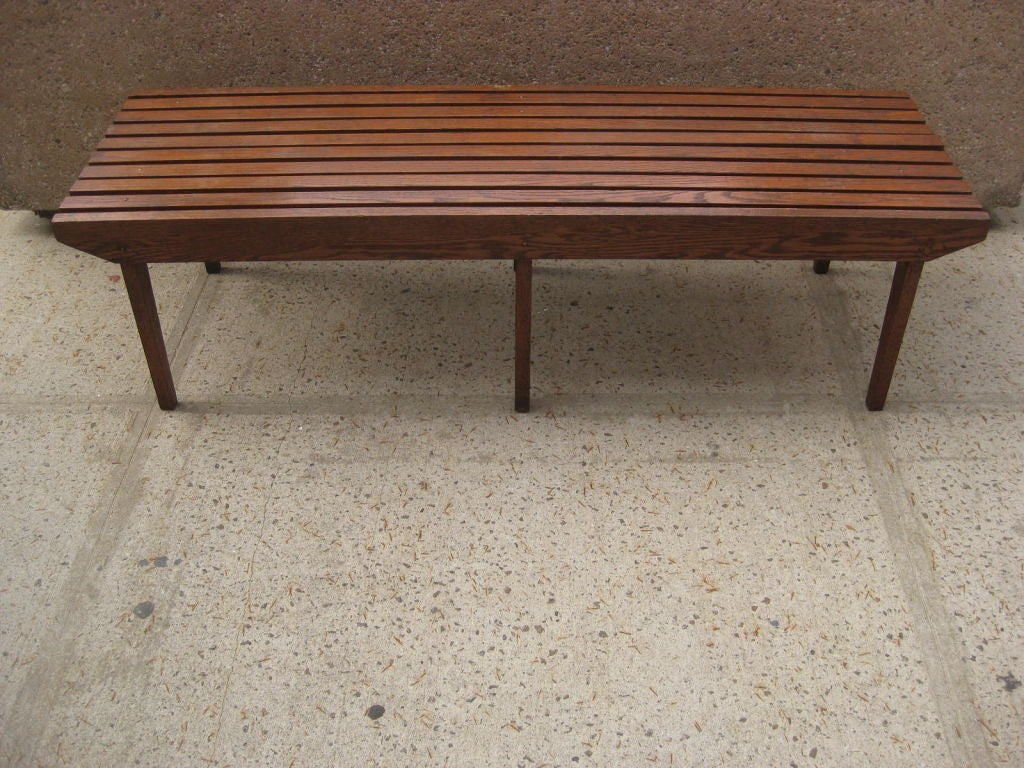 20th Century Mid-Century Modern Bench Cocktail Tables For Sale