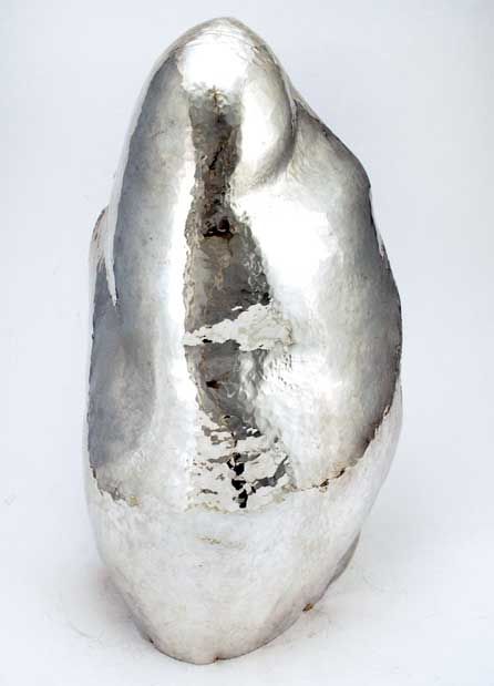 Important, Monumental Ruth Rhoten Ancient Two Sterling Silver Sculpture In Excellent Condition In New York, NY