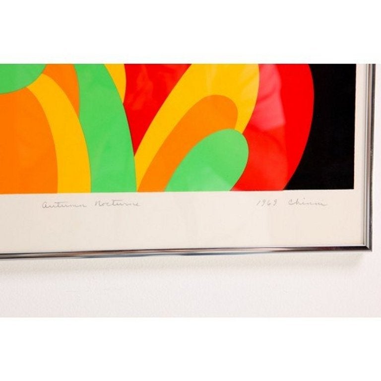 American 1969 Peter Chinni Lithograph