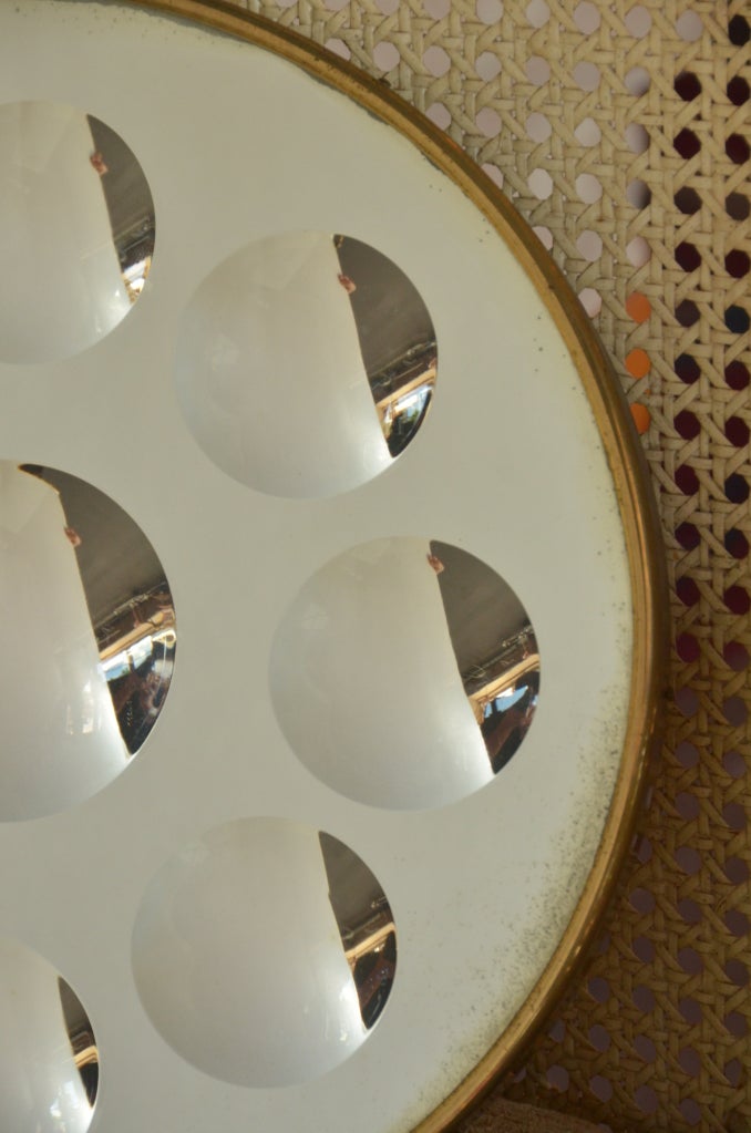 Multi Convex Mirror by Piero Fornasetti For Sale 1