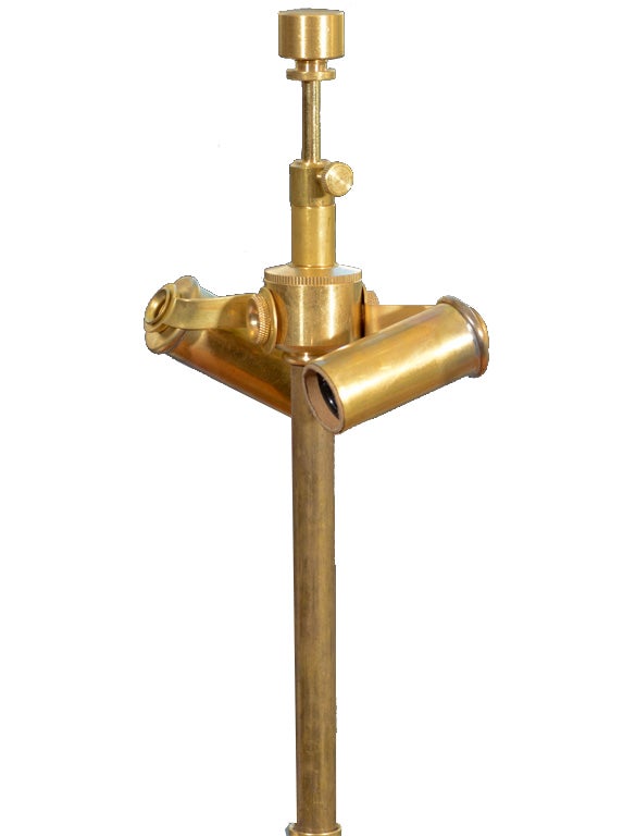 Hoover Turned Walnut Table Lamp