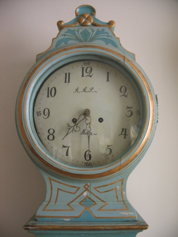 Swedish Gustavian Mora Floor Clock 5
