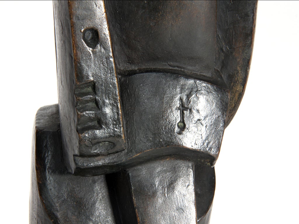 Late 20th Century Cubist Bronze after Jacques Lipchitz For Sale