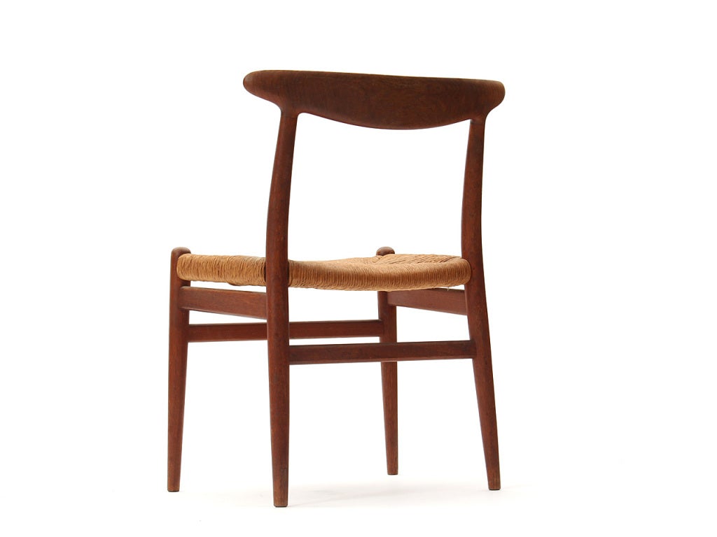 Scandinavian Modern Dining Chairs by Hans Wegner For Sale
