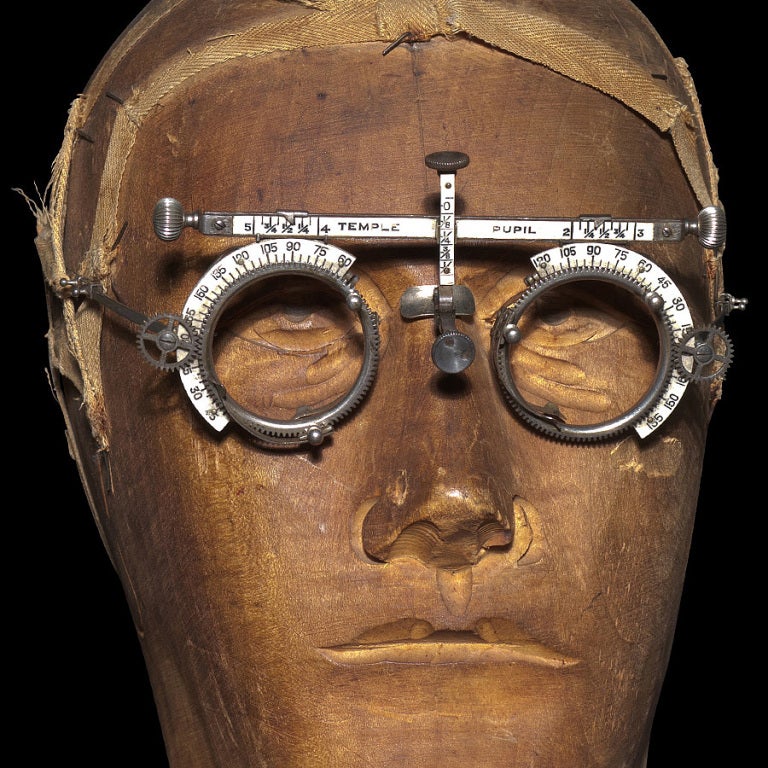 German Eyeglass Measuring Device