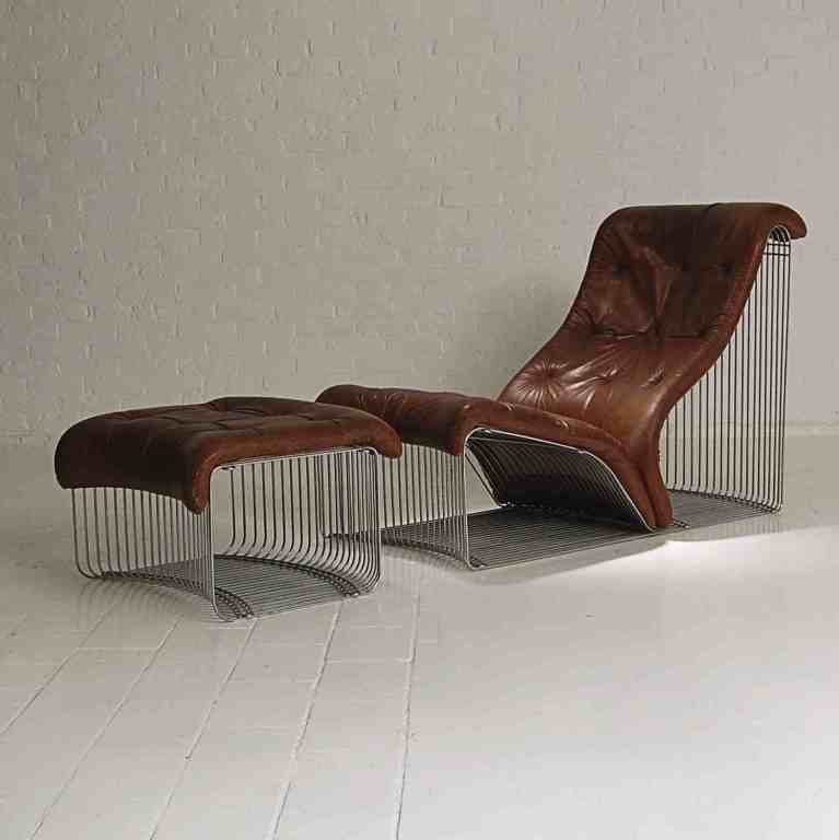 Chaise Longue And Stool, Design 
