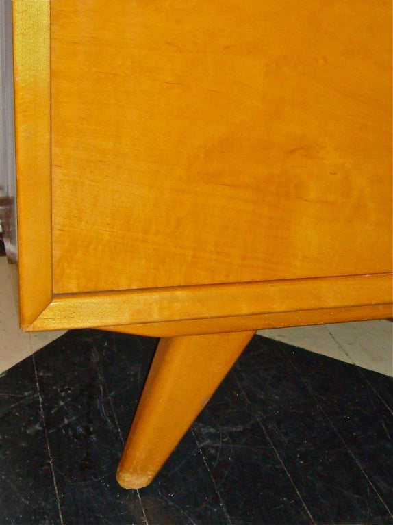 Swedish Flame Birch Cabinet For Sale 1