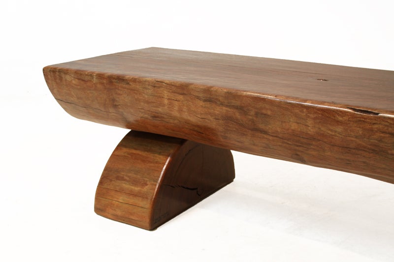 Contemporary Reclaimed Maçaranduba wood bench by Zanini de Zanine