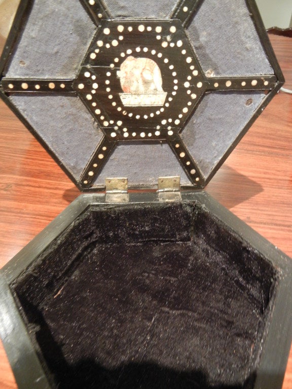 Set Of 3 Colonial Dutch Antique Boxes From Ceylon 1