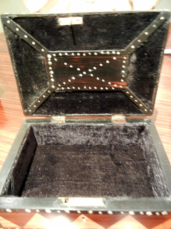 Set Of 3 Colonial Dutch Antique Boxes From Ceylon 2