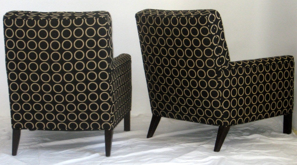 T.H. Robsjohn-Gibbings, 1954 for Widdicomb lounge chairs In Good Condition For Sale In Camden, ME