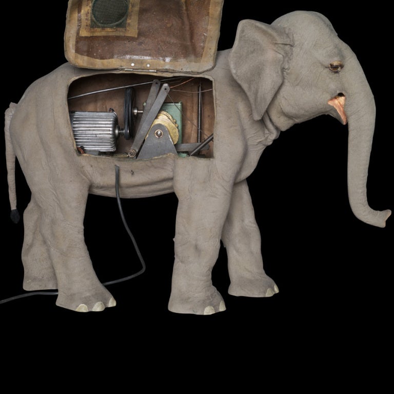 Elephant Automaton In Felt 1